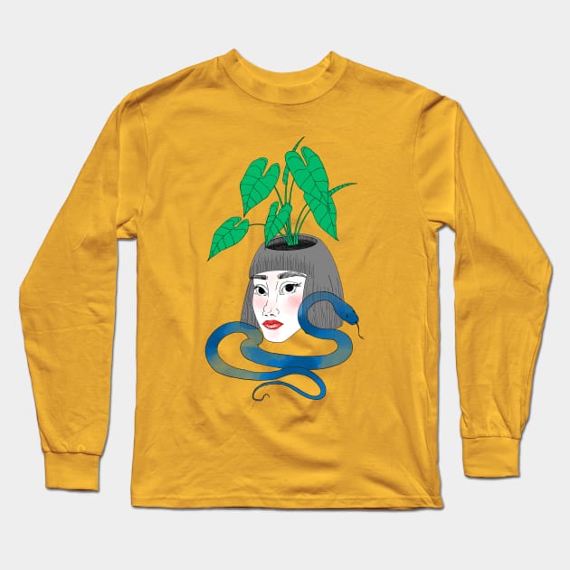 Plant head Long Sleeve T-Shirt by terastar